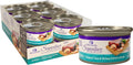 CORE Signature Selects Shredded Adult Canned Wet Cat Food, Natural, Protein Rich, Grain Free, Skipjack Tuna and Shrimp Entrée Recipe, 2.8 Oz, Pack of 12 Cans